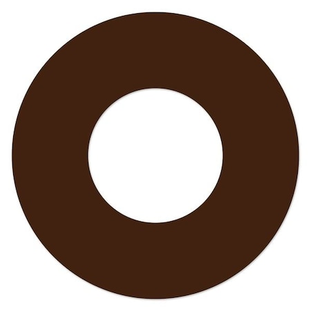 Ergomat Xtreme 9in Donut- 6in Center Brown, 6PK DSX-Donut9-BR-KIT